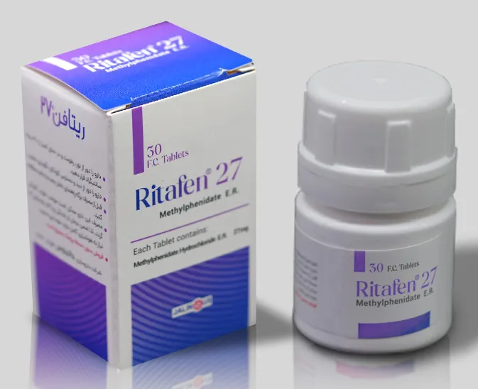 تصویر RITAFEN ER 27 mg Tablet